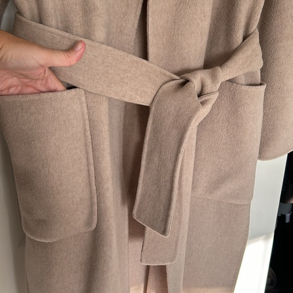 Wilfred wool double faced coat - Picture 3 of 10